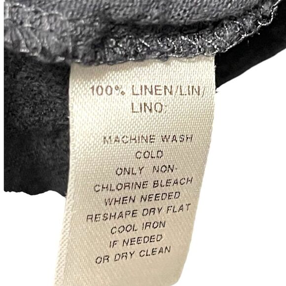 LOU & GREY 100% Linen Twist Front Shirt XL - Picture 5 of 6